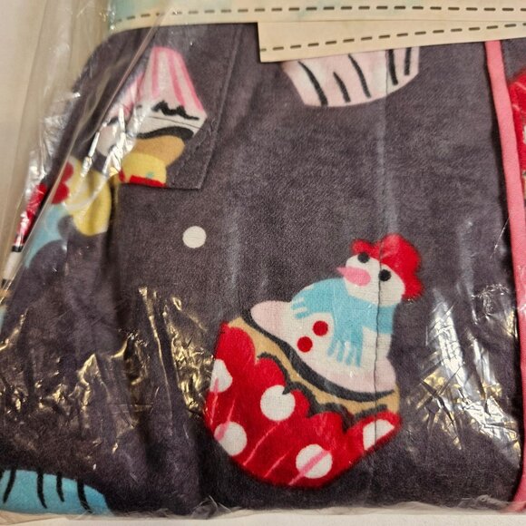 NWT Star+Skye Womens XL Cupcake snowman ginger breadman Print Flannel Pajama Set - Picture 6 of 8